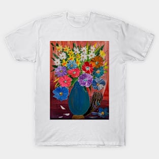 colorful abstract flowers T-Shirt